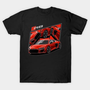 R8 v10 plus German Supercar T-Shirt